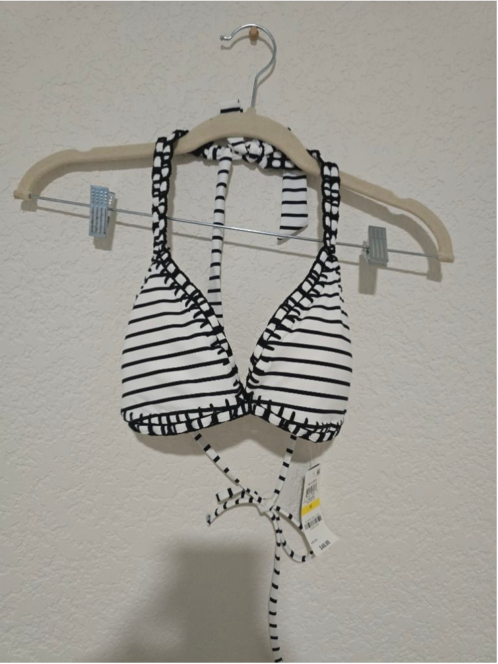 NWT Bar III Halter Bikini Top Size Medium